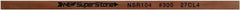 Value Collection - Flat Ceramic Finishing Stick - 100mm Long x 1.5mm Wide x 4mm Thick, 300 Grit - Apex Tool & Supply