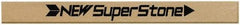 Value Collection - Flat Ceramic Finishing Stick - 40mm Long x 1mm Wide x 6mm Thick, 180 Grit - Apex Tool & Supply
