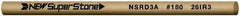 Value Collection - Round Ceramic Finishing Stick - 50mm Long x 2.35mm Wide x 2.4mm Thick, 180 Grit - Apex Tool & Supply