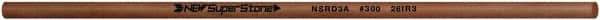 Value Collection - Round Ceramic Finishing Stick - 50mm Long x 3.175mm Wide x 3.2mm Thick, 300 Grit - Apex Tool & Supply