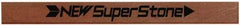 Value Collection - Flat Ceramic Finishing Stick - 40mm Long x 1mm Wide x 4mm Thick, 300 Grit - Apex Tool & Supply