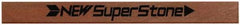 Value Collection - Flat Ceramic Finishing Stick - 40mm Long x 1mm Wide x 6mm Thick, 300 Grit - Apex Tool & Supply