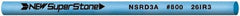 Value Collection - Round Ceramic Finishing Stick - 100mm Long x 2.35mm Wide, 800 Grit - Apex Tool & Supply