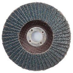 4″ × 5/8″ Flap Disc BlueFire Type 29 Fiberglass Plate 36 Grit - Apex Tool & Supply