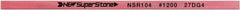 Value Collection - Flat Ceramic Finishing Stick - 100mm Long x 1.5mm Wide x 10mm Thick, 1,200 Grit - Apex Tool & Supply