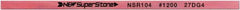 Value Collection - Flat Ceramic Finishing Stick - 100mm Long x 1.5mm Wide x 6mm Thick, 1,200 Grit - Apex Tool & Supply