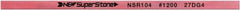 Value Collection - Flat Ceramic Finishing Stick - 100mm Long x 0.8mm Wide x 10mm Thick, 1,200 Grit - Apex Tool & Supply