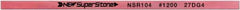 Value Collection - Flat Ceramic Finishing Stick - 100mm Long x 0.8mm Wide x 4mm Thick, 1,200 Grit - Apex Tool & Supply