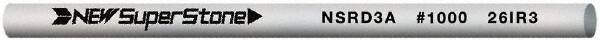 Value Collection - Round Ceramic Finishing Stick - 100mm Long x 2.35mm Wide, 1,000 Grit - Apex Tool & Supply