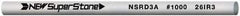 Value Collection - Round Ceramic Finishing Stick - 50mm Long x 2.35mm Wide, 1,000 Grit - Apex Tool & Supply