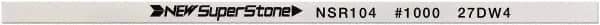 Value Collection - Flat Ceramic Finishing Stick - 100mm Long x 1.5mm Wide x 10mm Thick, 1,000 Grit - Apex Tool & Supply