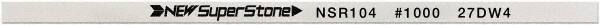 Value Collection - Flat Ceramic Finishing Stick - 100mm Long x 1.5mm Wide x 6mm Thick, 1,000 Grit - Apex Tool & Supply