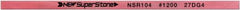 Value Collection - Flat Ceramic Finishing Stick - 100mm Long x 2mm Wide x 10mm Thick, 1,200 Grit - Apex Tool & Supply