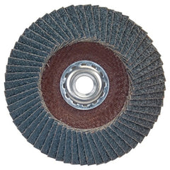‎5″ × 5/8″-11 Flap Disc BlueFire Type 29 Fiberglass Plate 80 Grit - Apex Tool & Supply