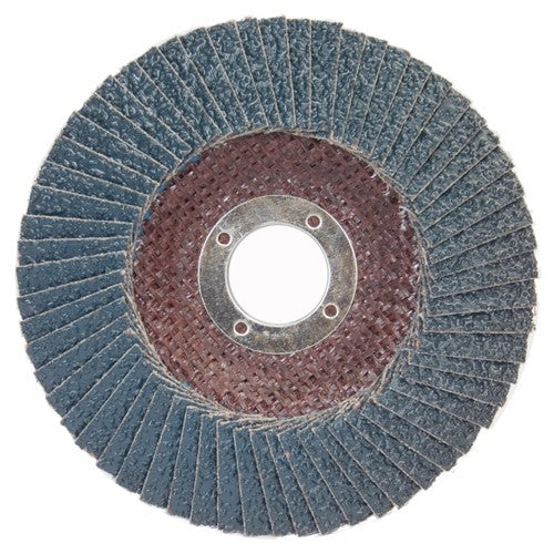 6″ × 7/8″ Flap Disc BlueFire Type 29 Fiberglass Plate 40 Grit - Apex Tool & Supply