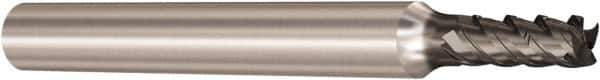 Seco - 3mm, 4 Flute, Single End, Solid Carbide, Corner Chamfer End Mill - 57mm OAL, 48° Helix, Right Hand Flute, 7mm LOC, Right Hand Cut - Apex Tool & Supply