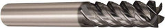 Seco - 20mm, 5 Flute, Single End, Solid Carbide, Corner Chamfer End Mill - 114mm OAL, 48° Helix, Right Hand Flute, 50mm LOC, Right Hand Cut - Apex Tool & Supply
