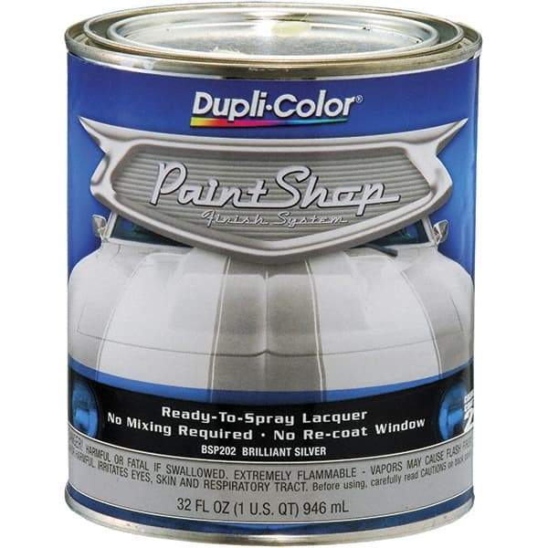Dupli-Color - Brilliant Silver Automotive Topcoat - 1 Qt Can - Apex Tool & Supply