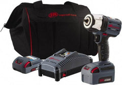 Ingersoll-Rand - 3/8" Drive 20 Volt Pistol Grip Cordless Impact Wrench & Ratchet - 2,100 RPM, 0 to 3,100 BPM, 360 Ft/Lb Torque, 2 Lithium-Ion Batteries Included - Apex Tool & Supply