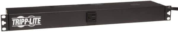 Tripp-Lite - 13 Outlets, 120 VAC15 Amps, 15' Cord, Power Outlet Strip - Rack Mount, 5-15R NEMA Configuration, 19" Strip - Apex Tool & Supply