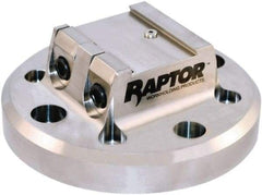 Raptor Workholding - 1-1/2" Jaw Width, 2" High Dovetail Vise - For Use with 4 & 5 Axis Workholding Systems - Apex Tool & Supply