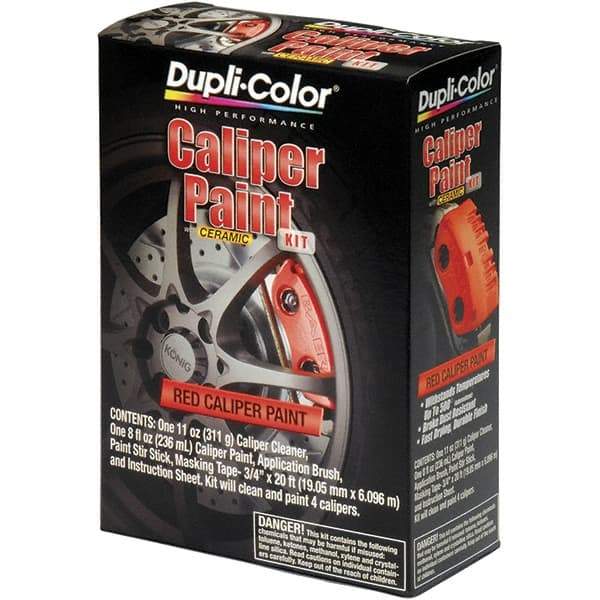 Dupli-Color - 16 oz Red Automotive Heat Resistant Paint - Gloss Finish, 500°F Max Temp, Comes in Aerosol Can - Apex Tool & Supply