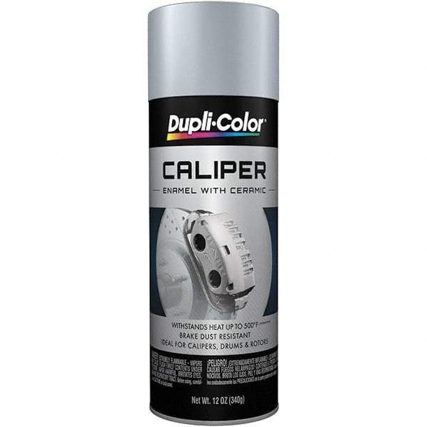 Dupli-Color - 12 oz Silver Automotive Heat Resistant Paint - Gloss Finish, 500°F Max Temp, Comes in Aerosol Can - Apex Tool & Supply