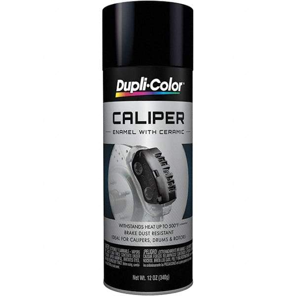 Dupli-Color - 12 oz Black Automotive Heat Resistant Paint - Gloss Finish, 500°F Max Temp, Comes in Aerosol Can - Apex Tool & Supply