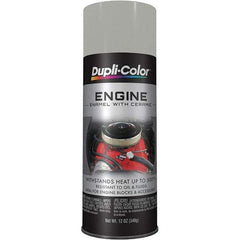 Dupli-Color - 12 oz Cast Coat Automotive Heat Resistant Paint - Metallic Finish, 500°F Max Temp, Comes in Aerosol Can - Apex Tool & Supply