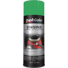 Dupli-Color - 12 oz Grabber Green Automotive Heat Resistant Paint - Gloss Finish, 500°F Max Temp, Comes in Aerosol Can - Apex Tool & Supply