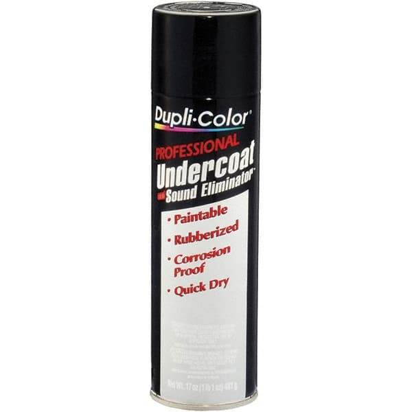 Dupli-Color - 17 oz Black Automotive Paintable Undercoating - Comes in Aerosol Can - Apex Tool & Supply