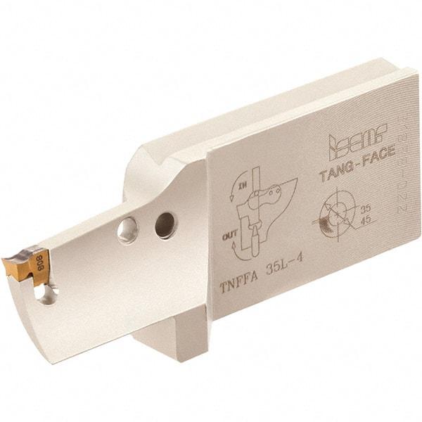 Iscar - 3" Groove Width, 24mm Max Depth of Cut, Left Hand Cut, TNFFH Indexable Grooving Blade - TNF-M, TNF-P Insert Style, Series TangFace - Apex Tool & Supply