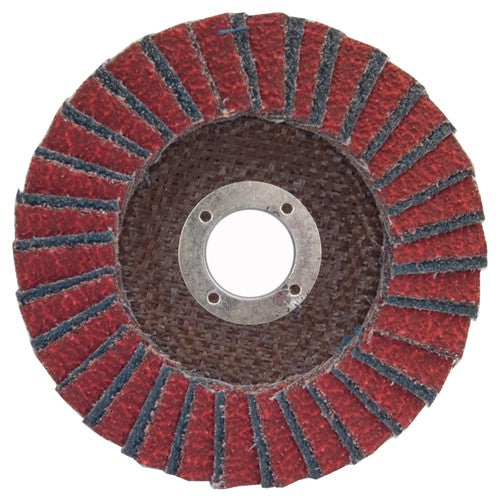 5″ × 7/8″ Flap Disc RedHeat Type 29 Fiberglass 36 Grit - Apex Tool & Supply