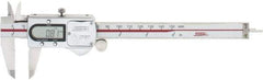 SPI - 0 to 150mm Range, 0.01mm Resolution, IP67 Electronic Caliper - Stainless Steel with 40mm Stainless Steel Jaws, 0.02mm Accuracy - Apex Tool & Supply