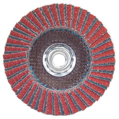 ‎4-1/2″ × 5/8″-11 60 Grit Type 29 Red Heat Flap Disc - Apex Tool & Supply