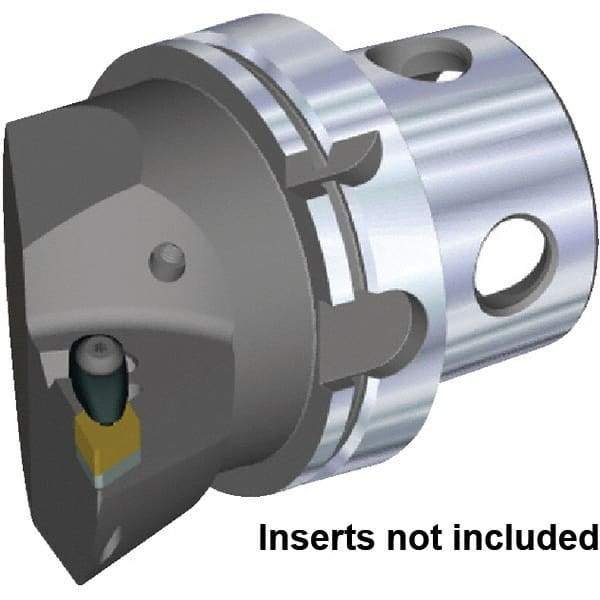 Kennametal - Right Hand Cut, Size KM50TS, DN.. 1506.. & DN.. 442 Insert Compatiblity, Internal or External Modular Turning & Profiling Cutting Unit Head - 35mm Ctr to Cutting Edge, 50mm Head Length, Through Coolant, Series Kenclamp - Apex Tool & Supply