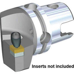 Kennametal - Left Hand Cut, Size KM50TS, CN... 432 & CN..120408 Insert Compatiblity, External Modular Turning & Profiling Cutting Unit Head - 30mm Ctr to Cutting Edge, 50mm Head Length, Through Coolant, Series Kenclamp - Apex Tool & Supply