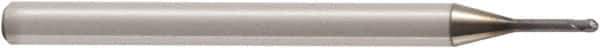 Seco - 20mm Diam, 60mm LOC, 4 Flute Solid Carbide Ball End Mill - NXT Finish, Single End, 125mm OAL, 20mm Shank Diam, Spiral Flute - Apex Tool & Supply