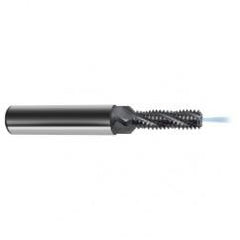 M16 x 2.0 4FL Carbide Thread Mill Tap-Coolant Thru-TiCN - Apex Tool & Supply