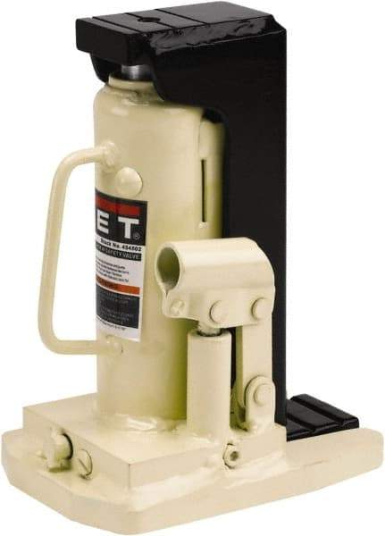 Jet - 2 Ton Capacity Toe Jack - 9-1/4" to 13-3/4" High, 4-15/16" Long x 7" Wide Base - Apex Tool & Supply