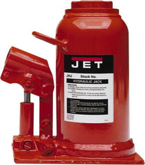 Jet - Manual Bottle, Screw, Ratchet & Hydraulic Jacks Type: Hydraulic Bottle Jack Load Capacity (Ton): 17-1/2 (Inch) - Apex Tool & Supply