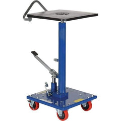 Vestil - 300 Lb Capacity Hydraulic Post Table - 31" to 49" Lift Height, 16" Platform Length x 16" Platform Width - Apex Tool & Supply