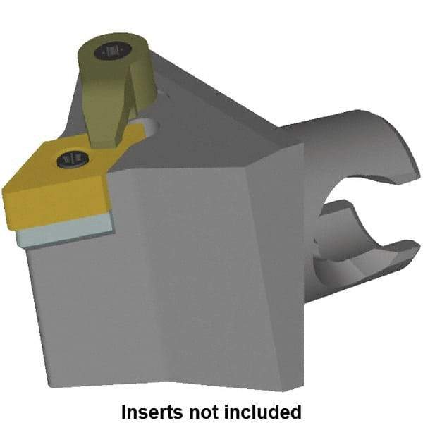 Kennametal - Neutral Cut, Size KM25, DN.. 1104.. & DN... 332 Insert Compatiblity, External Modular Turning & Profiling Cutting Unit Head - 30mm Head Length, Series Kenloc - Apex Tool & Supply