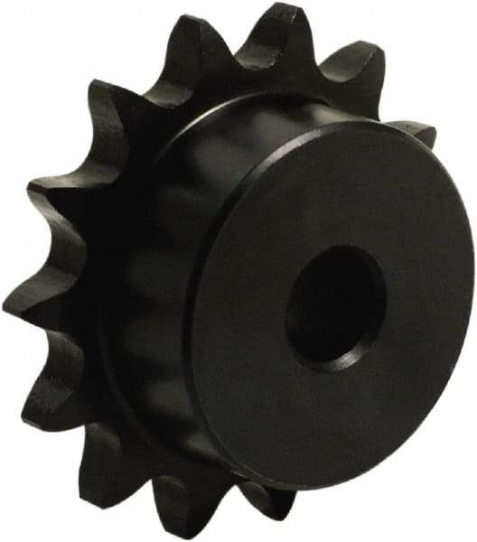 Tritan - 12 Teeth, 3/4" Chain Pitch, Chain Size 60, Plain Bore Sprocket - 3/4" Bore Diam, 2.898" Pitch Diam, 3.268" Outside Diam - Apex Tool & Supply