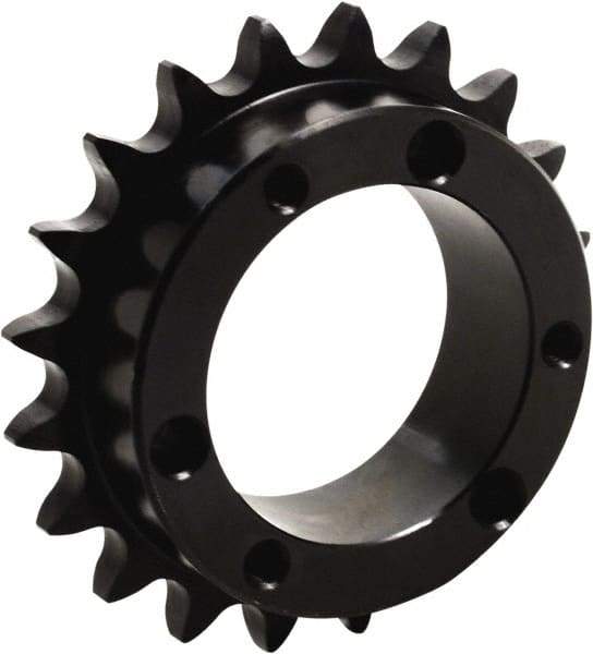Tritan - 12 Teeth, 3/4" Chain Pitch, Chain Size 60, Taper Lock Sprocket - 2.898" Pitch Diam, 3.268" Outside Diam - Apex Tool & Supply