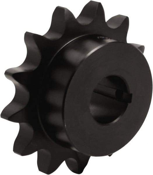 Tritan - 17 Teeth, 1/2" Chain Pitch, Chain Size 40, Finished Bore Sprocket - 2.721" Pitch Diam, 3" Outside Diam - Apex Tool & Supply