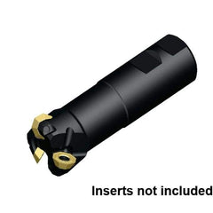 Kennametal - 31.75mm Cut Diam, 3.5mm Max Depth of Cut, 1" Shank Diam, 3.28" OAL, Indexable Chamfer & Angle End Mill - OFPT06L5AFENGB Insert Style, Cylindrical Shank, 45° Lead Angle, Through Coolant - Apex Tool & Supply