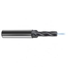 M16 x 1.5 4FL Carbide Thread Mill Tap-Coolant Thru-TiCN - Apex Tool & Supply