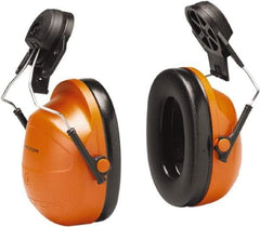 3M - Hard Hat Cap Mounted Orange Foam Cushion Earmuffs - 28 NRR Rating - Apex Tool & Supply
