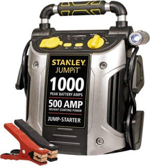 Stanley - 12 Volt Jump Starter with Inflator - 500 Amps, 1,000 Peak Amps - Apex Tool & Supply